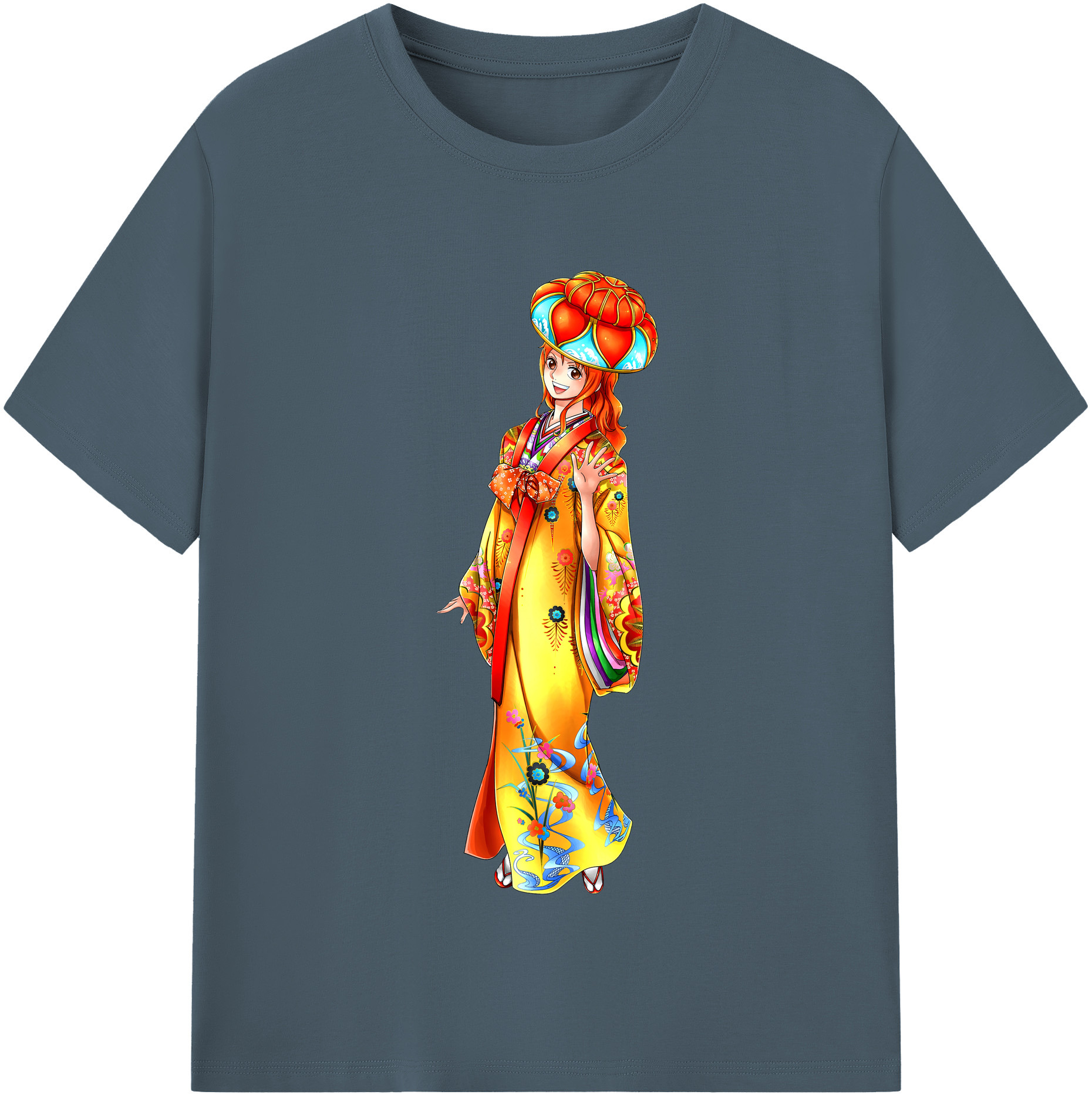 ワンピース ナミ ONE PIECE Nami 綿100％半袖Tシャツ（フロントプリント）